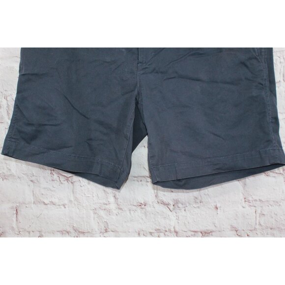 LL Bean Comfort Stretch Chino 8" Inseam Shorts Navy Blue Size 38 W - Picture 3 of 10